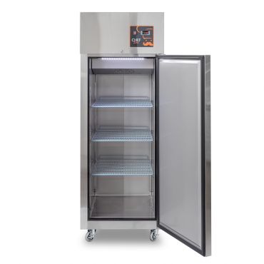 armadio-frigo-professionale-700-litri-positivo-con-ruote-frontale-aperto
