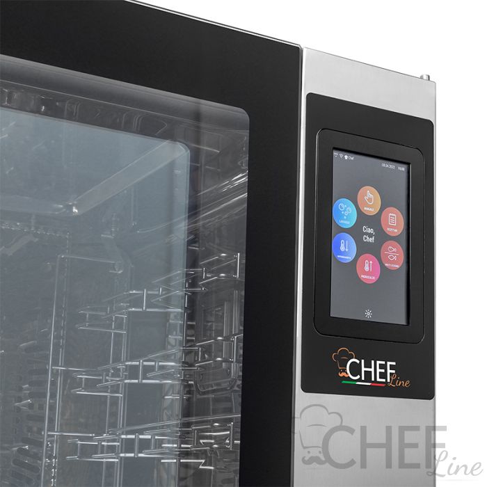 forno professionale a vapore diretto chfit-4tplus chefline display 03