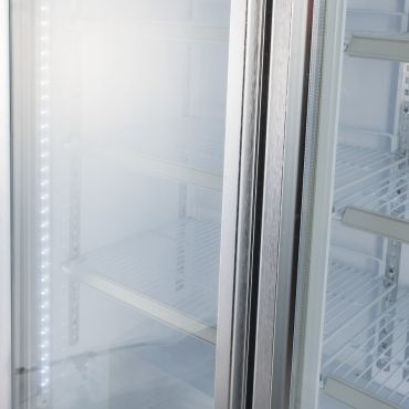 frigo vetrina bibite verticale chvp1050 maniglie satinate