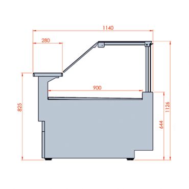 sezione-banco-frigo-vetri-dritti-114-frontale-basso-chefline