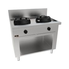 Commercial Chinese Wall Mounted Gas Cooking Ranges Depth 70 cm