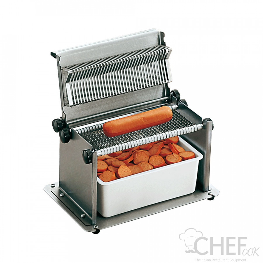 6 mm sausage slicer with tray - Chefook