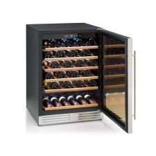 Salento Semi-Recessed Wine Cooler 51 Bottles Single Adjustment 