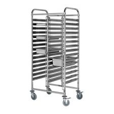AISI 304 Stainless Steel 30 GN 1/1 Tray Rack Trolley