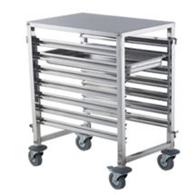  AISI 304 Stainless Steel 7 GN 1/1 Tray Rack Trolley 