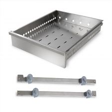 Stainless steel drawer for Deluxe Upright Fridge