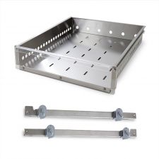 Stainless Steel Drawer for Deluxe Upright Fridge With Plexiglass Front