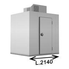 Cold Room (0°C/+10°C) Ceiling Motor, Without Floor Width 214 Cm