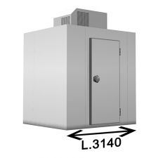 Cold Room (0°C/+10°C) Ceiling Motor, Without Floor Width 314 Cm