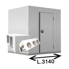 Kühlzelle Mit Boden + Split-Aggregat CFPR3140P