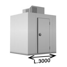 Walk In Freezer (-25°C/-15°C) Ceiling Motor, With Floor, Width 300 Cm