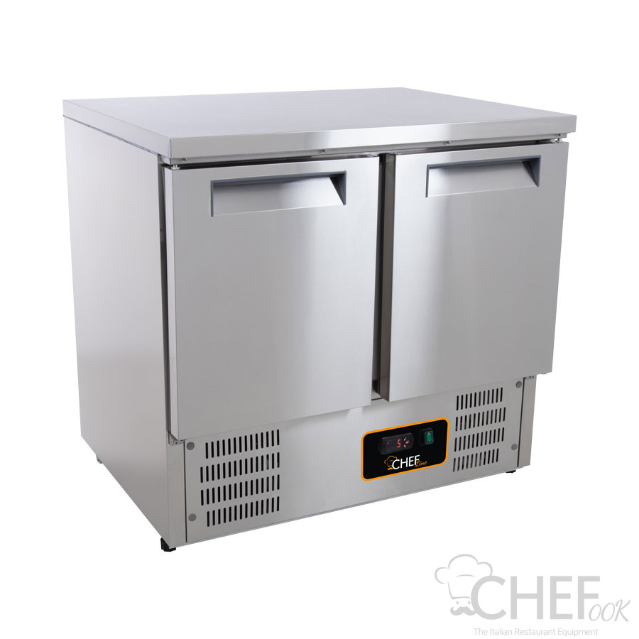 Image Chefline Saladette 2 Doors With Stainless Steel Top