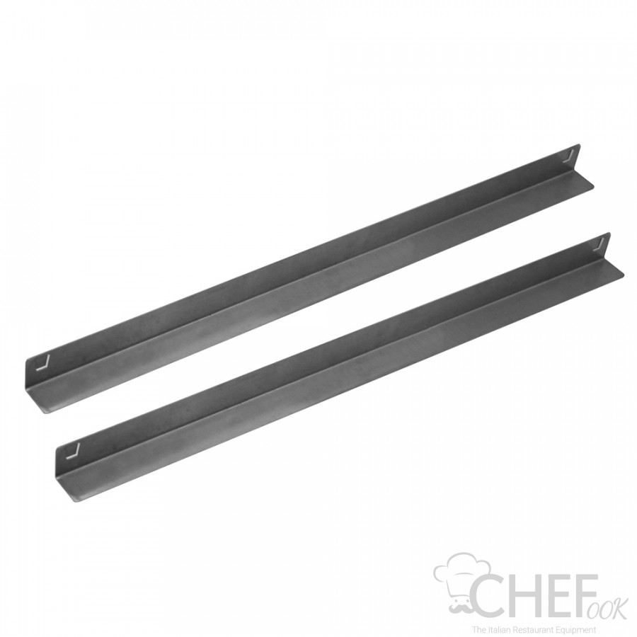 Pair of L Stainless Steel Guides For Saladette