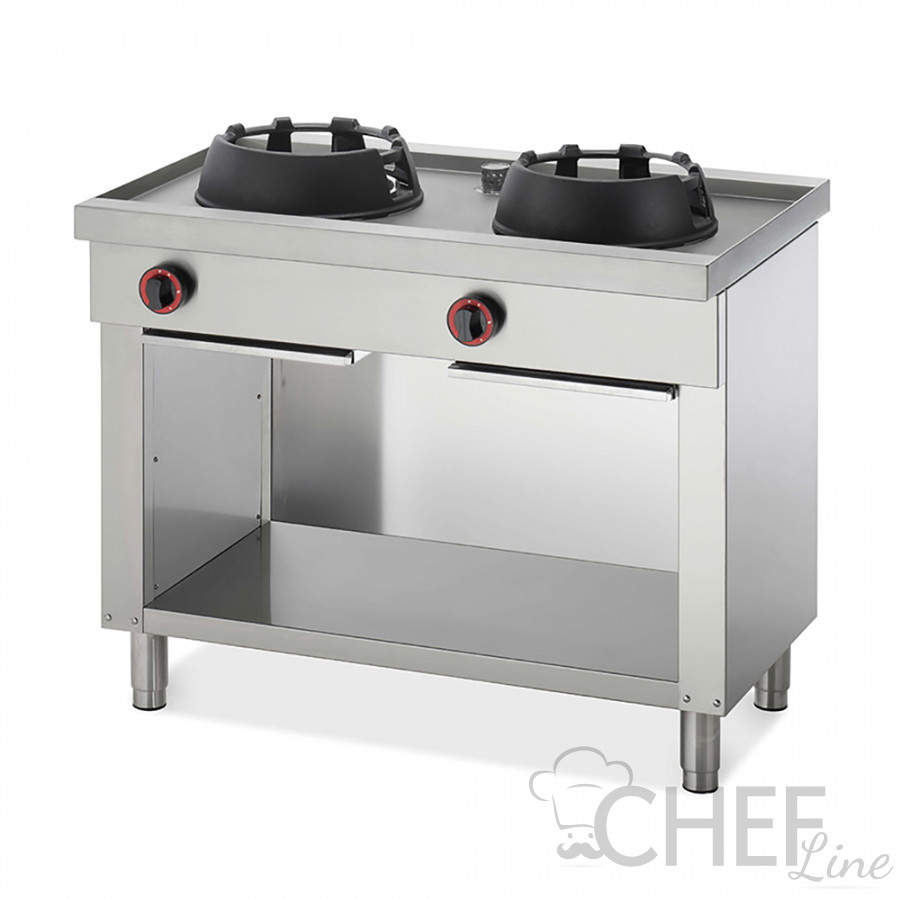 Commercial Wok Range 2 Burners - Chefook