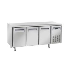 Table réfrigéree Positive Pour Pâtisserie 3 Portes Avec Plan Profondeur 80 cm Modèle ECHTP3P80