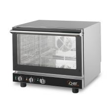 Commercial Electric Convection Oven for bars with manual panel and direct steam