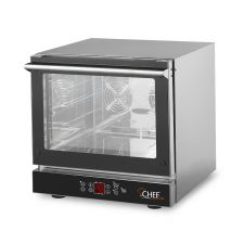Commercial Electric Convection Oven for bars with digital panel and humidification 4 Trays (46 x 34 cm)