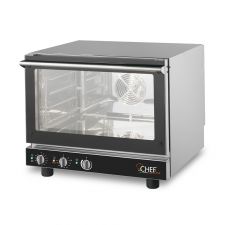 Commercial Electric Convection Oven for bars with manual panel and direct steam
