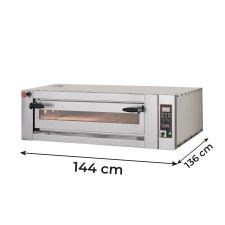 Commercial Electric Single Pizza Oven Top - 9 x 34cm-Diameter Pizzas - Digital