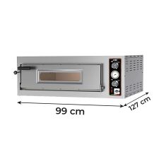 Commercial Electric Single Pizza Oven Max, 6 x 34 cm Diameter Pizzas 