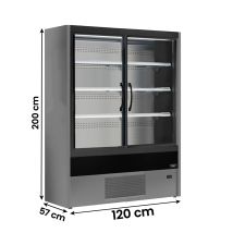 Multideck Fridge Cold Cuts, Beverages and Dairy Products Olbia With Sliding Doors -1°C/+5°C