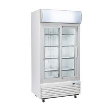 Commercial Ventilated Drinks Fridge 776 Litres +1 / +10°C  With Sliding Doors