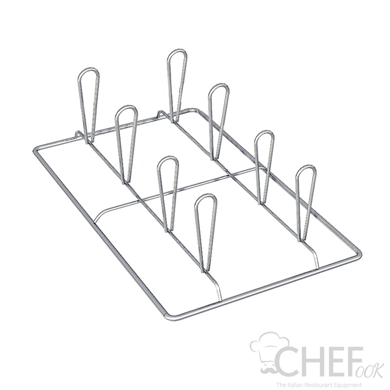 1/1 Stainless Steel Chicken Rack for 8 Pc