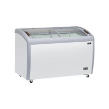 Commercial Chest freezer 400 Liters - Sliding Curved Glass Lid -18°C