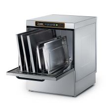 Lave-vaisselle professionnel électronique triphasé, panier 50x60 cm