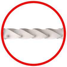 Accessory Food-Suitable White Roller Protection Sleeve for Dough Cutting Machines chefook