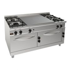Commercial Gas Stove With Solid Top Gas Hob 20GX9TP4FM+FE
