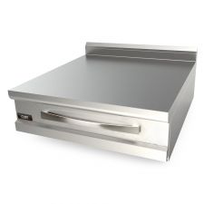 Countertop Inox Double Worktop With Drawer For Commercial Ranges 90 cm