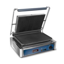 Cast Iron Commercial Panini Grill Smooth/Grooved Plate Mid-Size- Special Offer