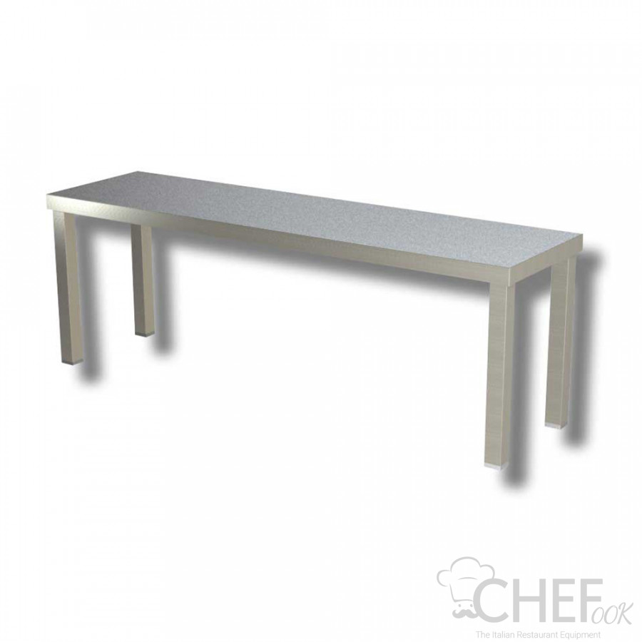 AISI 304 Stainless Steel Single Tabletop Shelf 