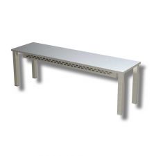 AISI 304 Stainless Steel Heated Single Tabletop Shelf 