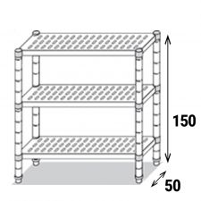 Stainless-Steel Shelf Eko Line AISI 430 EKOSCF00515