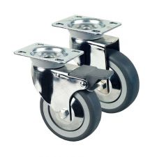 Set of 4 Wheels For Stainless Steel Tables With Cabinet