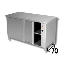 AISI 304 Stainless Steel Commercial Hot Cupboard