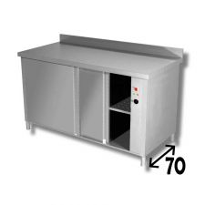AISI 304 Stainless Steel Commercial Hot Cupboard