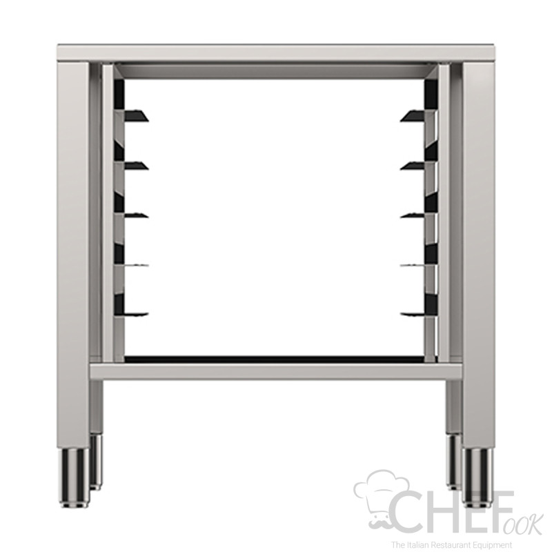 Tisch Aus Stahl AISI 430 + Stützen Für Backöfen Mit 5 - 7 - 11 Bleche