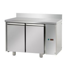 Kühltisch 2-Türig Aufkantung+Arbeitsplatte Für Splitaggegat TF02MIDSGAL