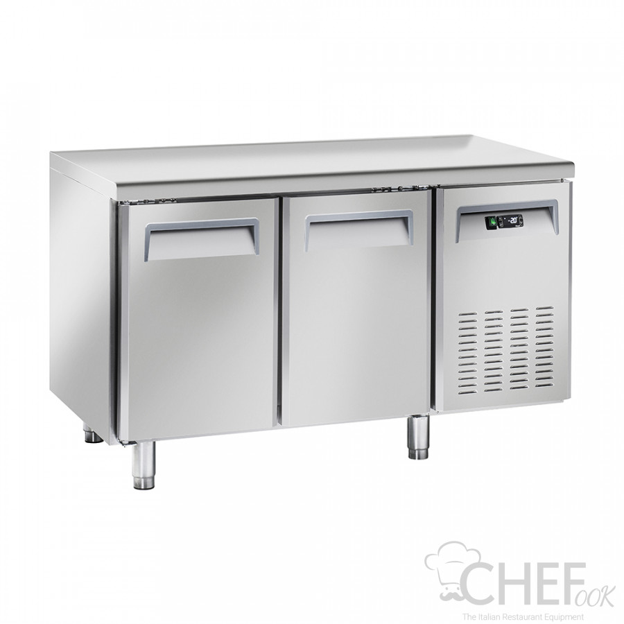 Tables Réfrigéree Positive 2 Portes Avec Plan Profondeur 70 cm Modèle ECHTF2PG de Chefook