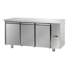 Kühltisch 3-Türig Mit Arbeitsplatte Für Splitaggegat TF03MIDSG
