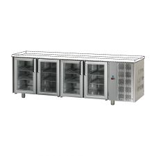 Kühltisch 4 Glastüren Ohne Arbeitsplatte TF04MIDPVSP