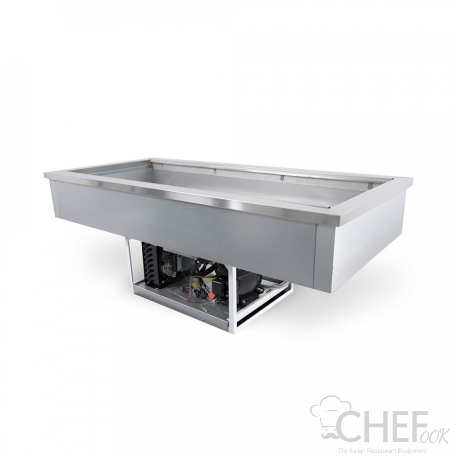 Built-In Refrigerated Drop-in Display Counter/Cold Wells