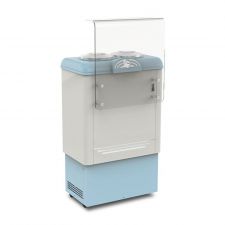 Ice Cream Counter With 2 x  7,5-Litre Cylindrical Containers 