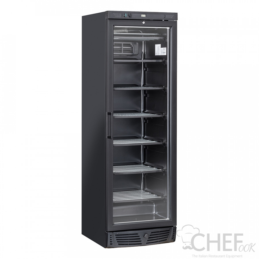 Black Ice Cream Display Freezer 300 Liters -15°C/-20°C Chefook