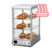 3-Tier Countertop Heated Bakery Display Case 'Tower Hot'