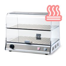 2-Tier Countertop Bakery Heated Display Case 'Vision 2'