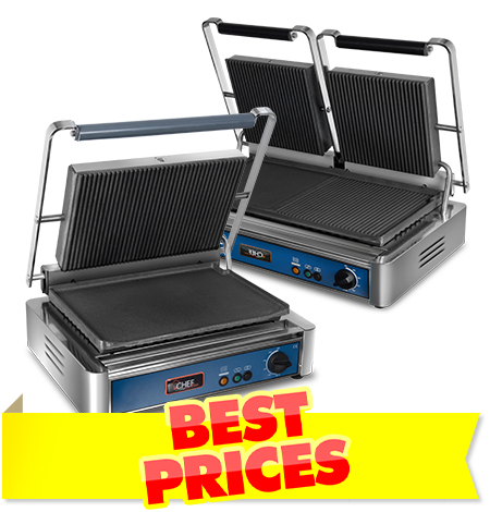 Cast Iron Commercial Panini Presses - Special Offers!